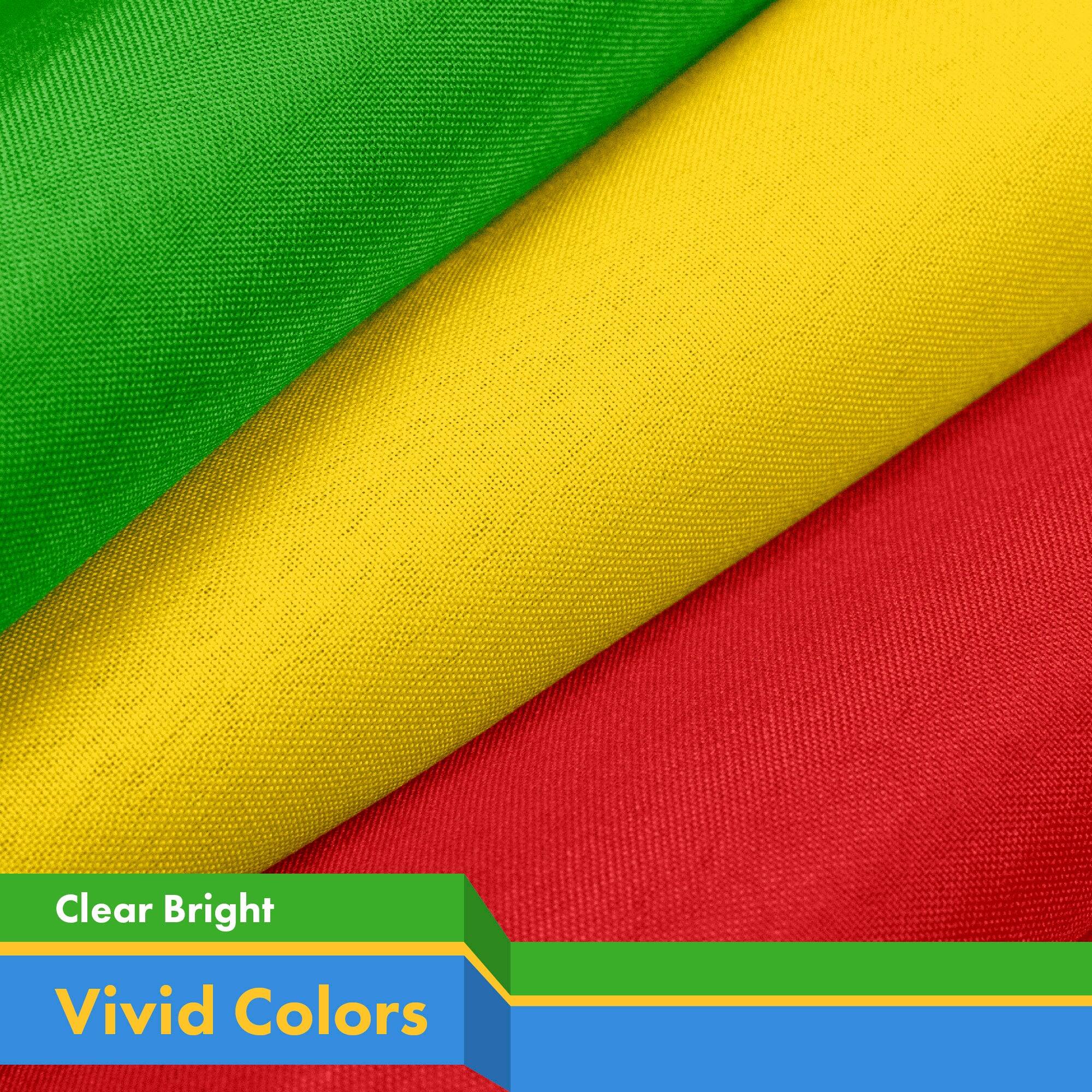 G128 2 Pack Mali Flag 3x5 ft 150D Polyester Brass Grommets Indoor ...