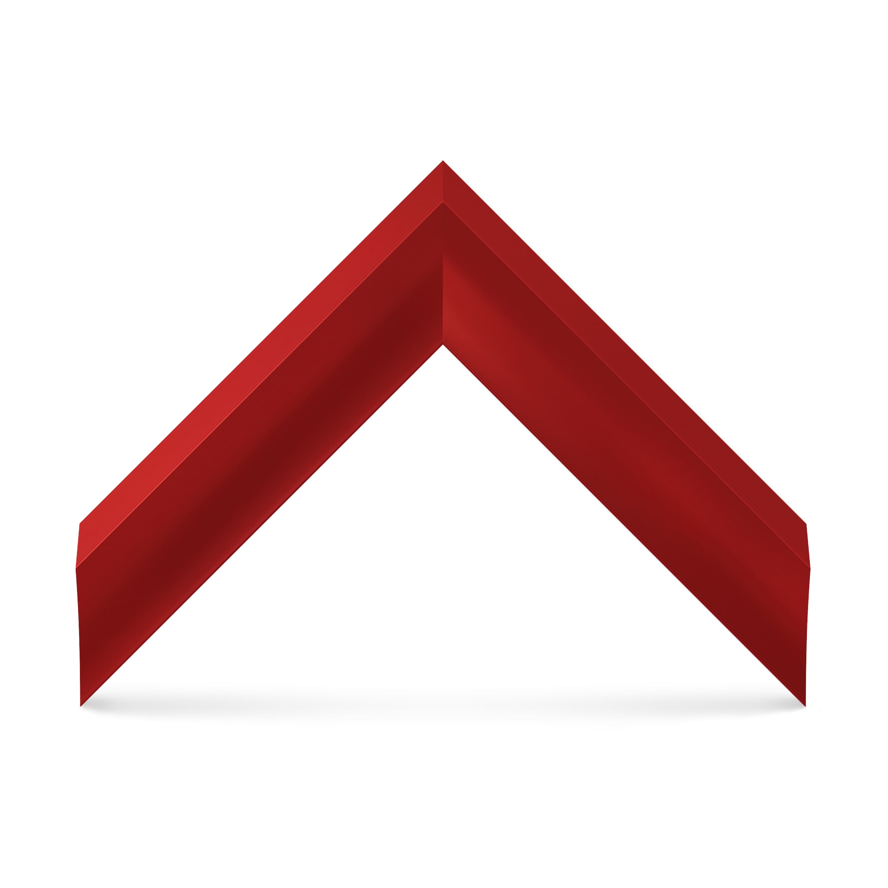 Alt View 11. Deco TV Frames - Alloy Prismatic Bezel for Samsung The Frame TV - 55" - Candy Apple Red.