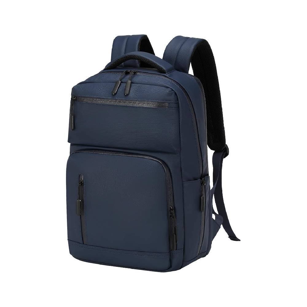 Front. Cozy Serene - Anti-Theft Flight Approved Waterproof Backpack - Blue.