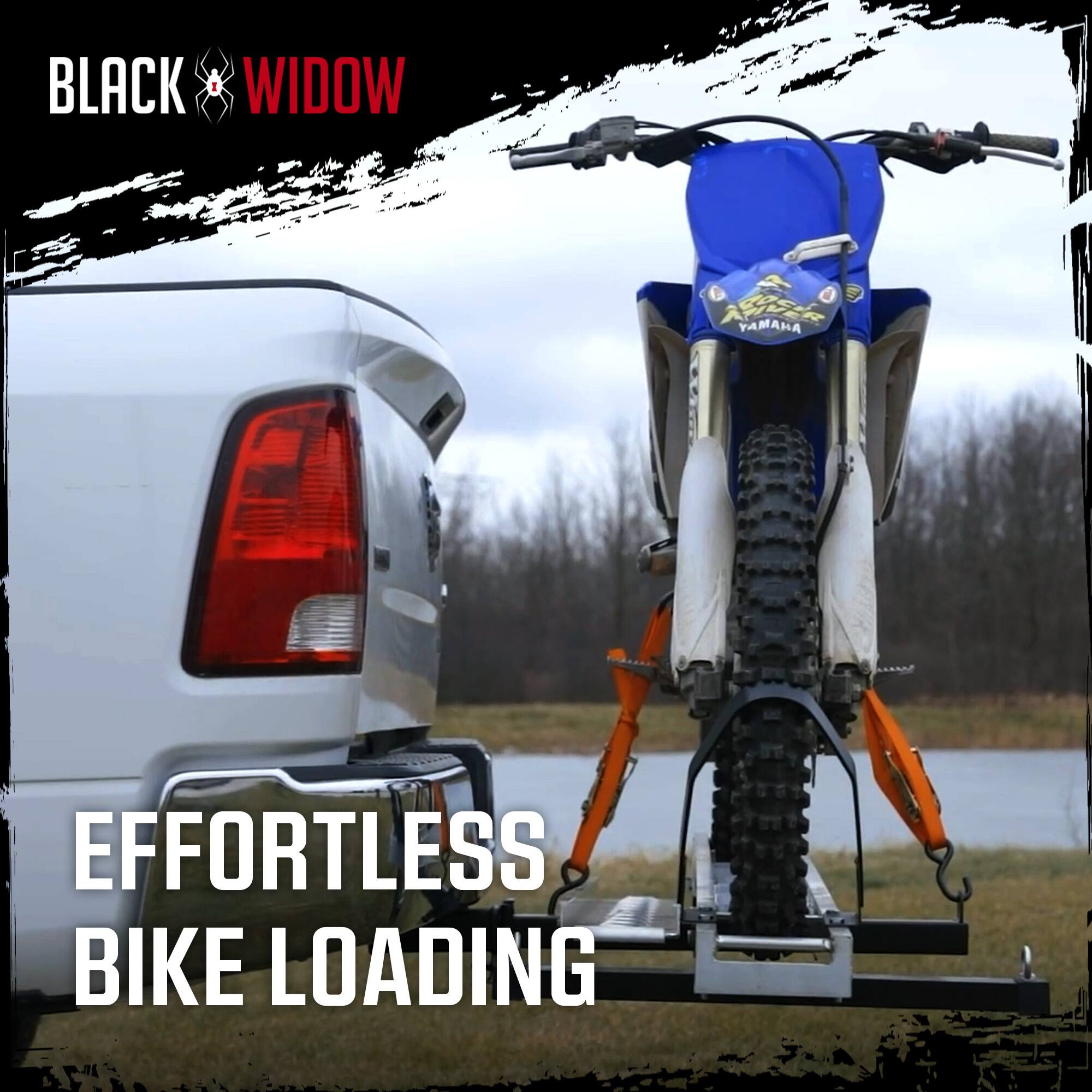 BLACK WIDOW  
EFFORTLESS BIKE LOADING