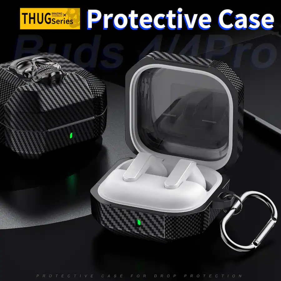 Dteck Skull Lock For Samsung Galaxy Buds 4/ 4 Pro Shockproof Rugged ...