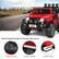 Bright LED Lights Add more fun during driving and lighten dark surroundings
Kids-Friendly Design for Simple Operation
Different Switches
Protective Handrail
Portable Handle