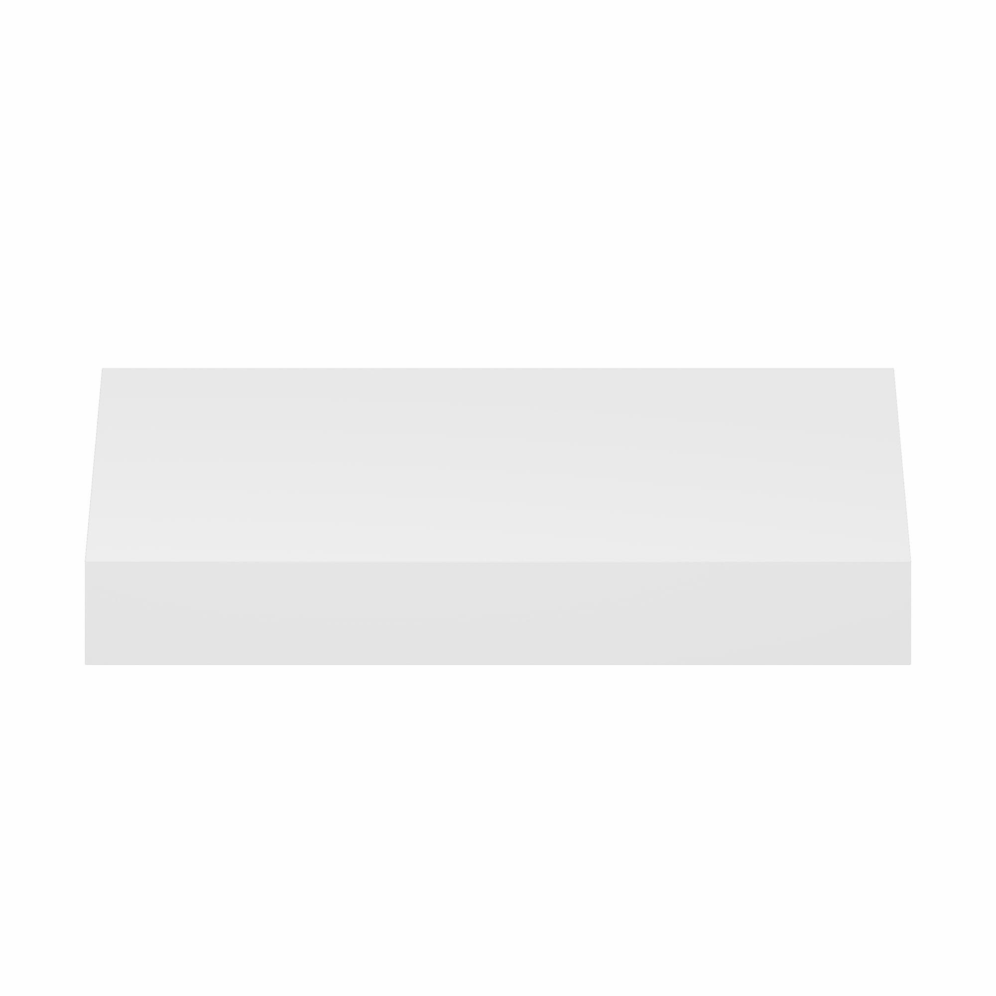 Alt View 4. Furinno - TANNA Floating Shelves for Wall, 9 x 16 Wall Shelf, 2-in Thick Shelf,Wall Mounted Floating Shelf with Invisible Brackets - White.