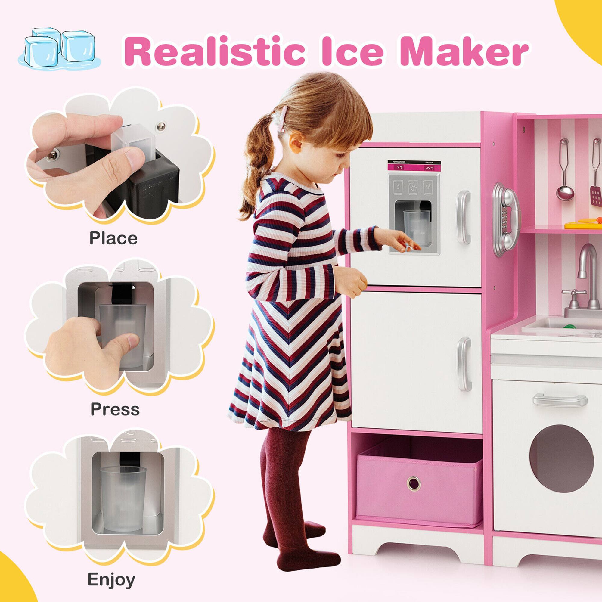 Realistic Ice Maker

Place  
Press  
Enjoy