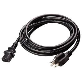 5 CORE - AC Power Extension Cord 10Ft 3 Prong Adapter 16AWG/2C 125V 13A US Male to Female - Black