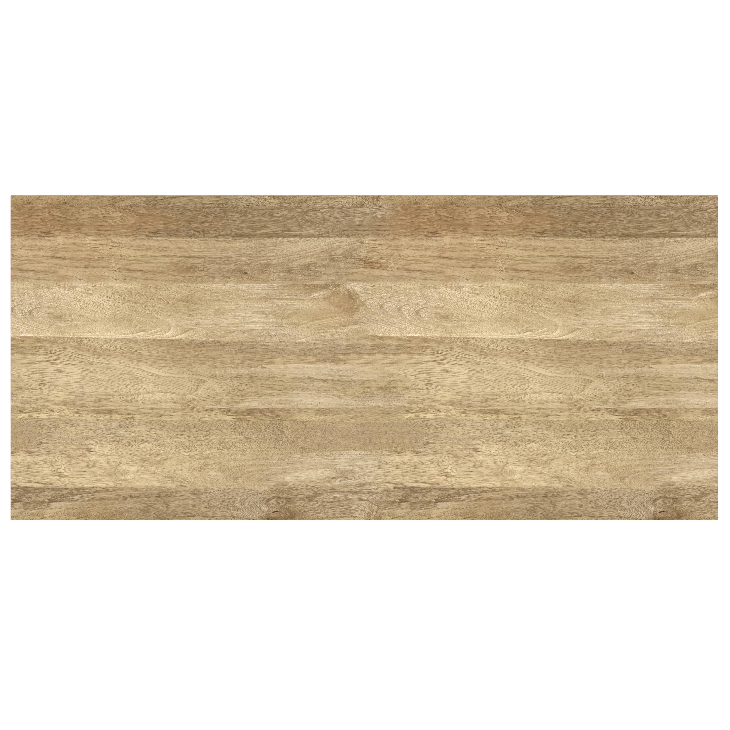 Alt View 5. Simpli Home - Lowry SOLID MANGO WOOD and Metal 48 inch Wide Rectangle Modern Industrial Coffee Table in Natural - Natural.