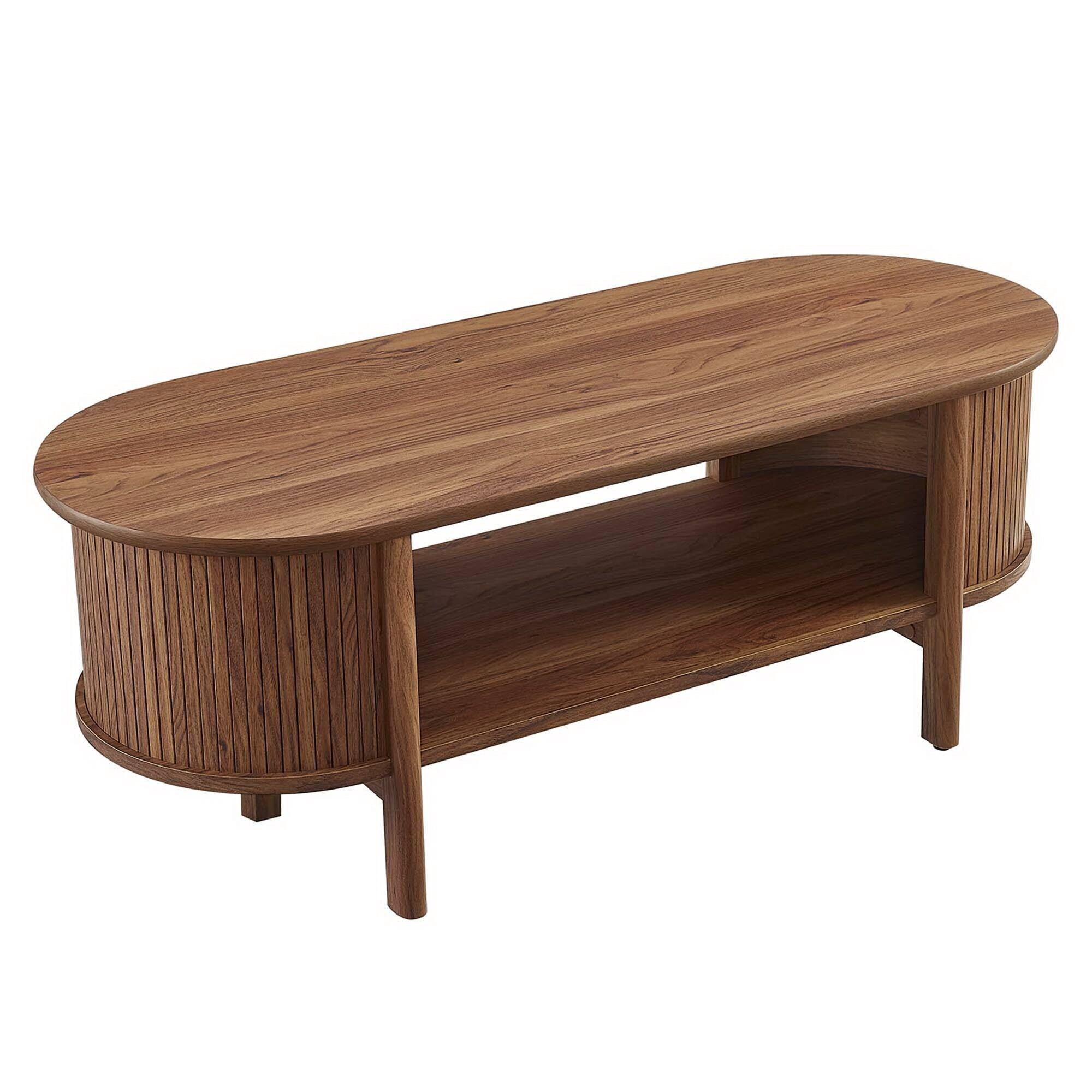 Alt View 4. Modway - Cadence Coffee Table by Modway - Walnut.