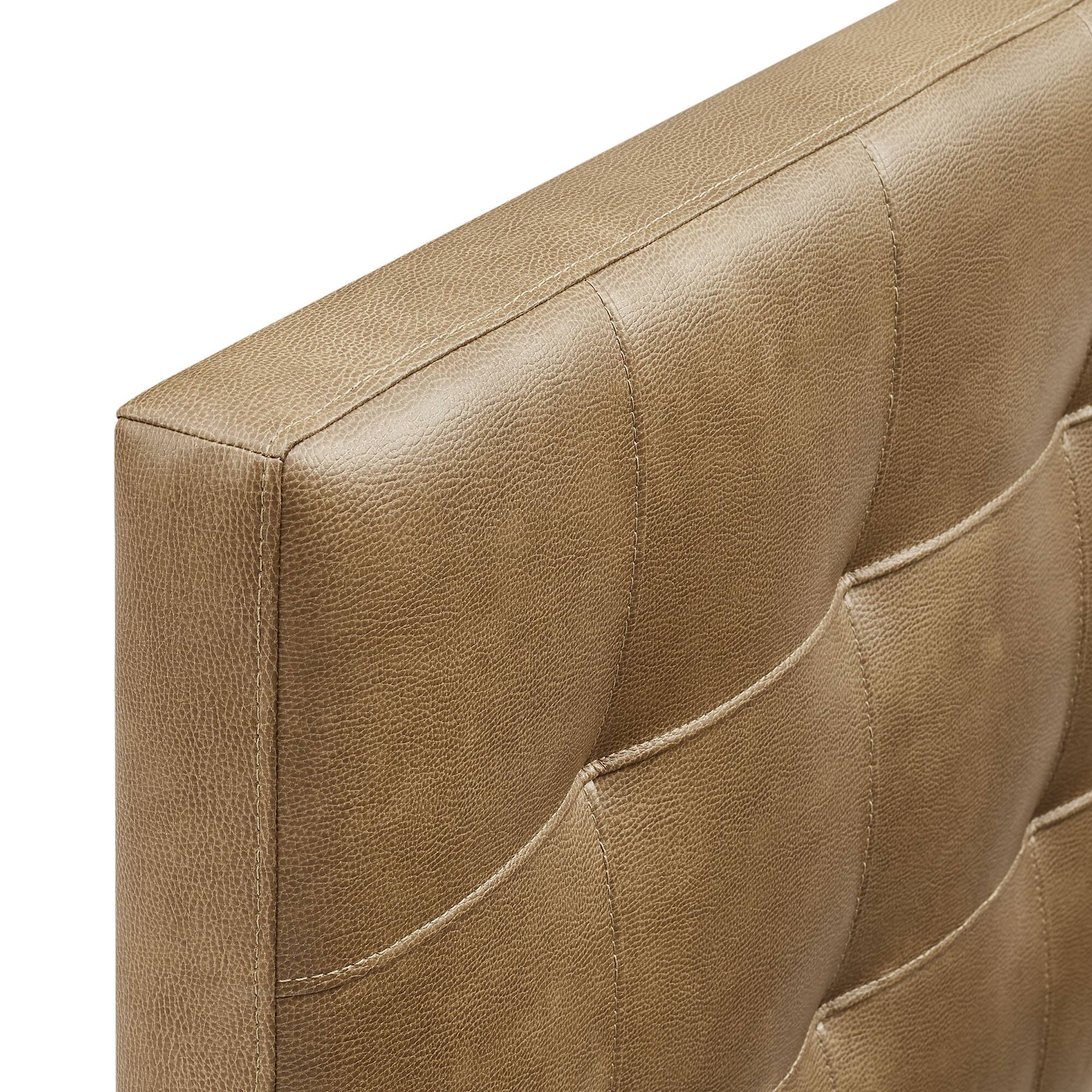 Alt View 4. Modway - Lily Upholstered Vinyl Headboard by Modway - Toast.