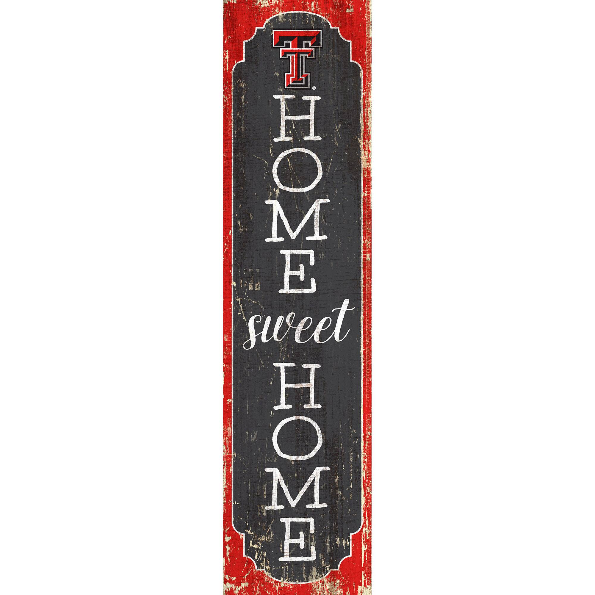 Texas Tech Red Raiders 24" Home Sweet Home Leaner Sign