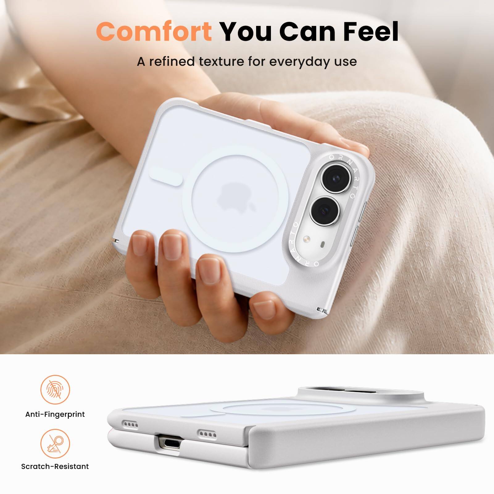 Comfort You Can Feel  
A refined texture for everyday use

COLATIC  
Anti-Fingerprint  
Scratch-Resistant
