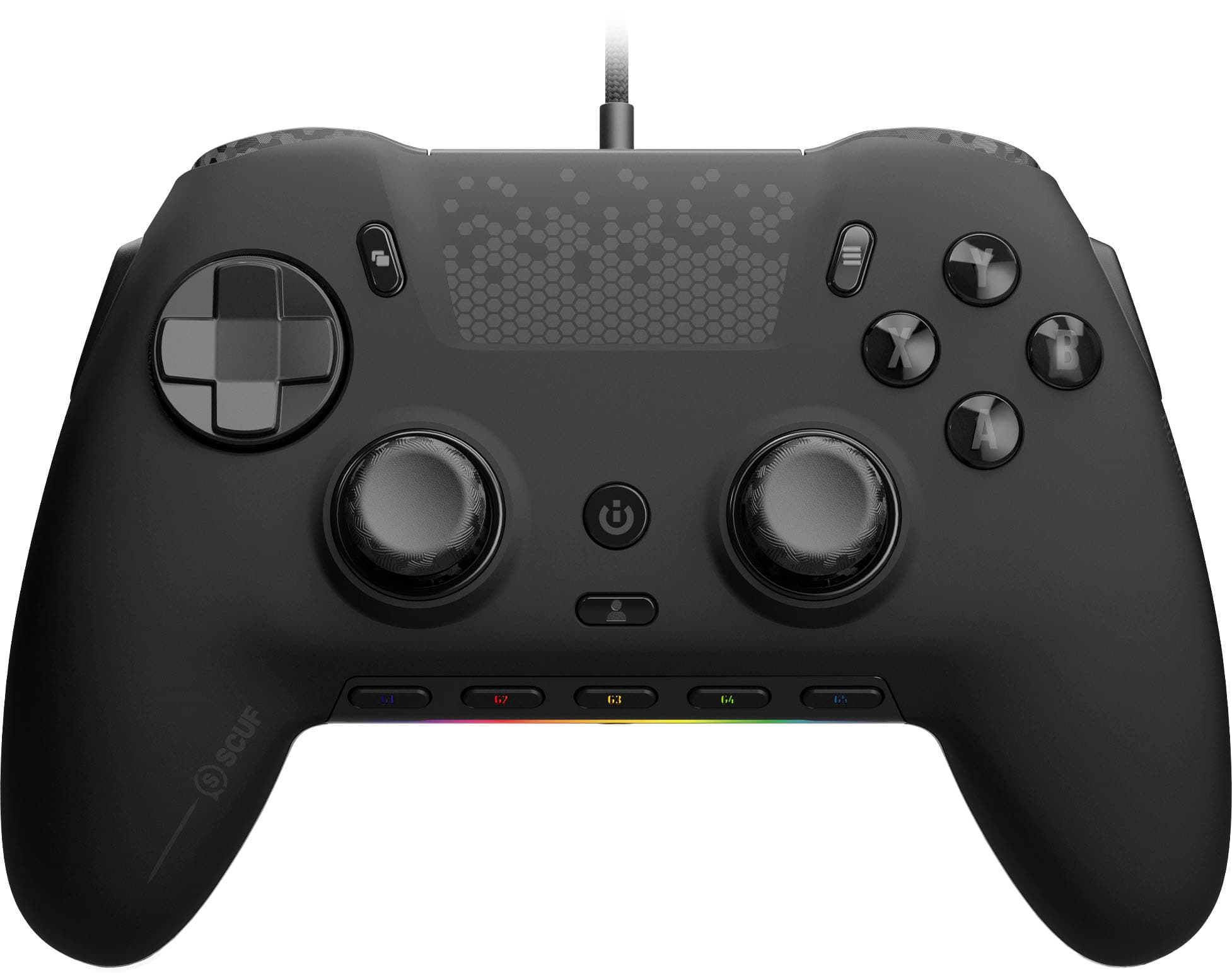 The text on the image reads "X 6 SCUF 1.1-7.3.4.1." However, it is not clear what the text is referring to or what it means. It could be a reference to a specific model or feature of the controller, but without more context, it is difficult to provide a meaningful interpretation.