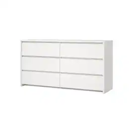 Tvilum - Next 6 Drawer Double Dresser - White