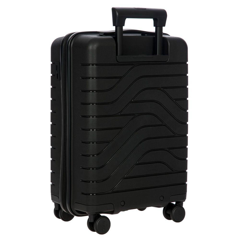 Left. Bric's - Bric's B|Y Ulisse 21" Expandable Spinner w/Pocket, Black - Black.