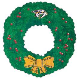 Fan Creations - Nashville Predators 16'' Team Wreath Sign - Green