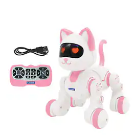 Lexibook - Power Kitty Jr Robotic Cat with Programming & Dance Functions