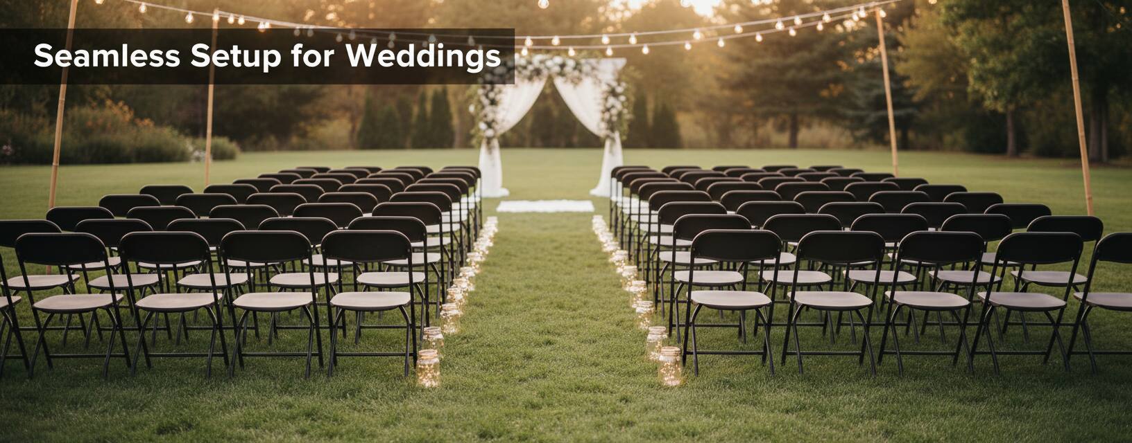 Seamless Setup for Weddings