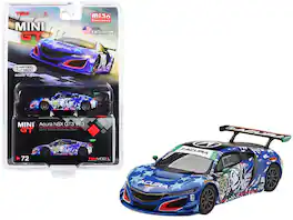 Mini GT - Acura NSX GT3 #93 "Statue of Liberty" 2017 IMSA Watkins Glen Limited Edition to 3600 pieces Worldwide 1/64 - Multicolor