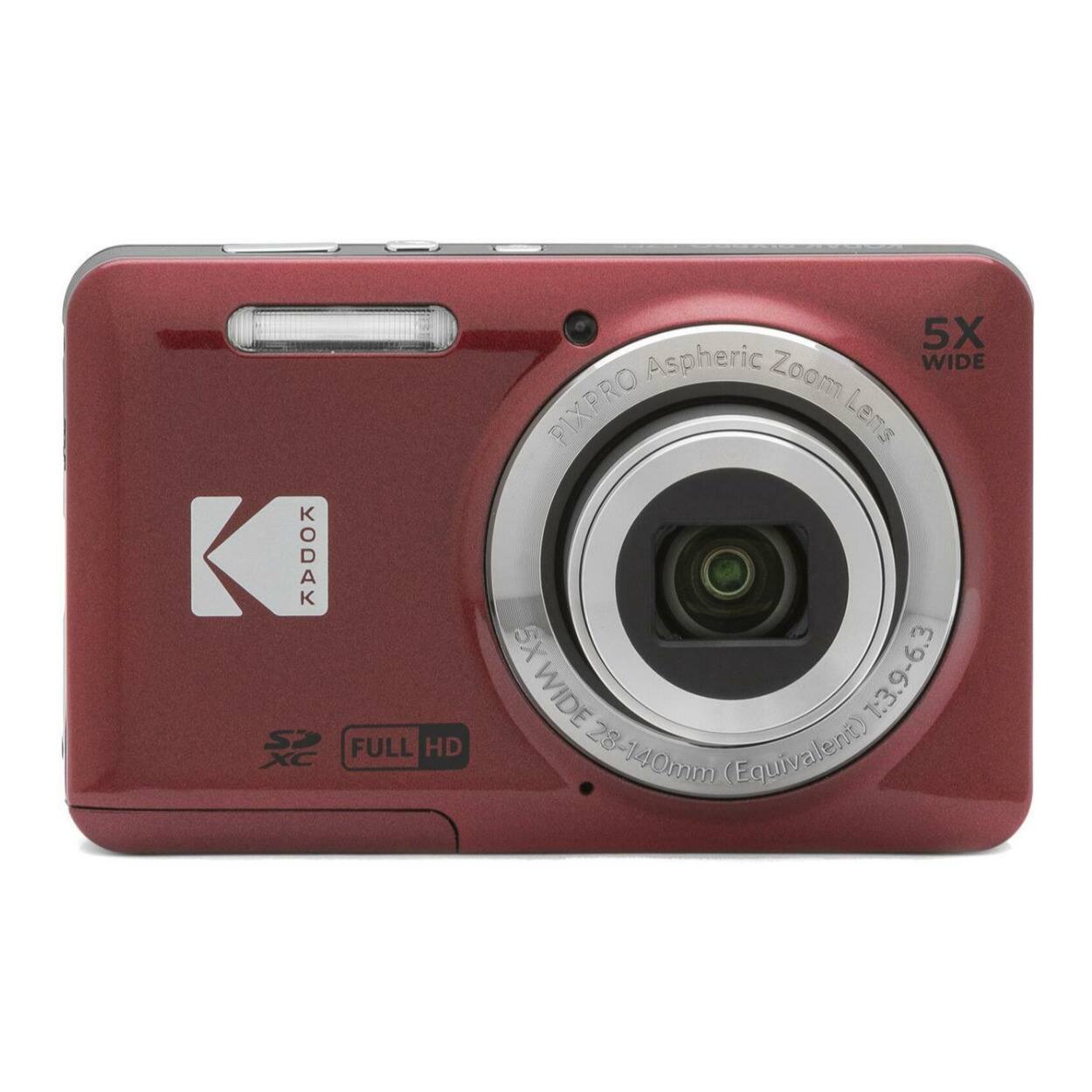Kodak SP Full HD XC 5X Aspheric Zoom Wide Pixpro Lens SX SX Wide 7:3.9-6.3 28-140mm (Equivalent)