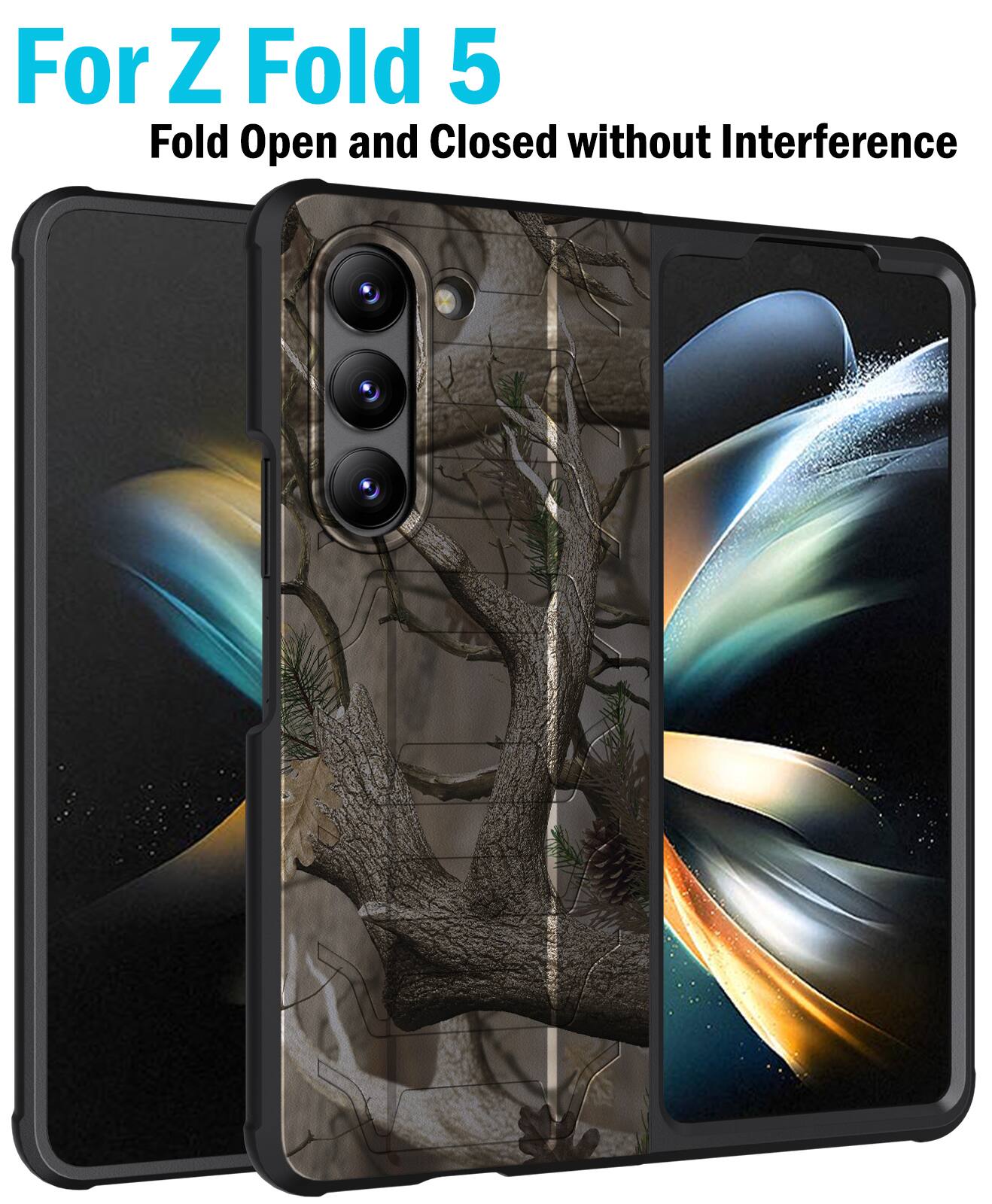 For Z Fold 5  
Fold Open and Closed without Interference