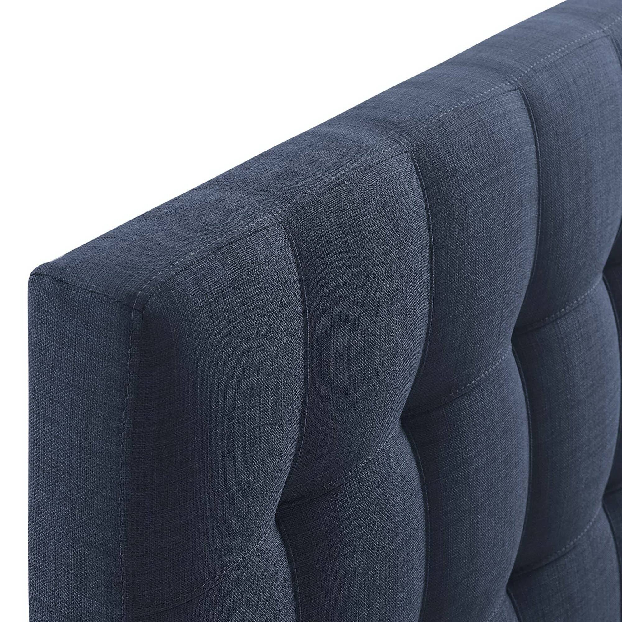 Alt View 1. Modway - Lily Upholstered Fabric Full Headboard by Modway - Blue.