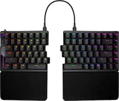 ESC F1 F2 F3 F4 F5 F6 F7 F8 F9 F10 F11 F12 Home End PrtSc 1 2 3 4 5 6 7 8 9 0 - + Ins - a J K L " PgUp Z X C V B N M < > / ? PgDn Ctrl AR Alt Fn