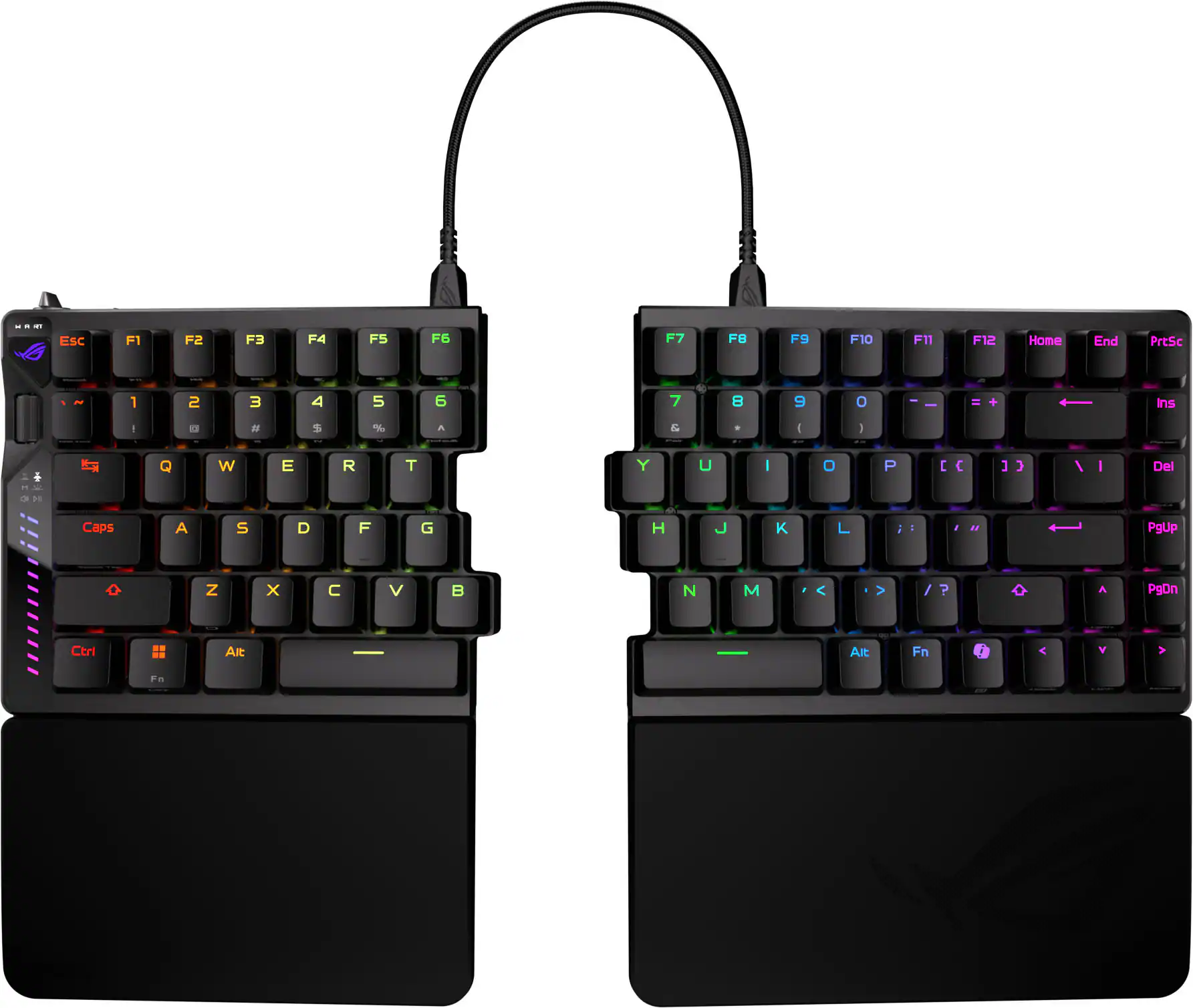 ESC F1 F2 F3 F4 F5 F6 F7 F8 F9 F10 F11 F12 Home End PrtSc 1 2 3 4 5 6 7 8 9 0 - + Ins - a J K L " PgUp Z X C V B N M < > / ? PgDn Ctrl AR Alt Fn