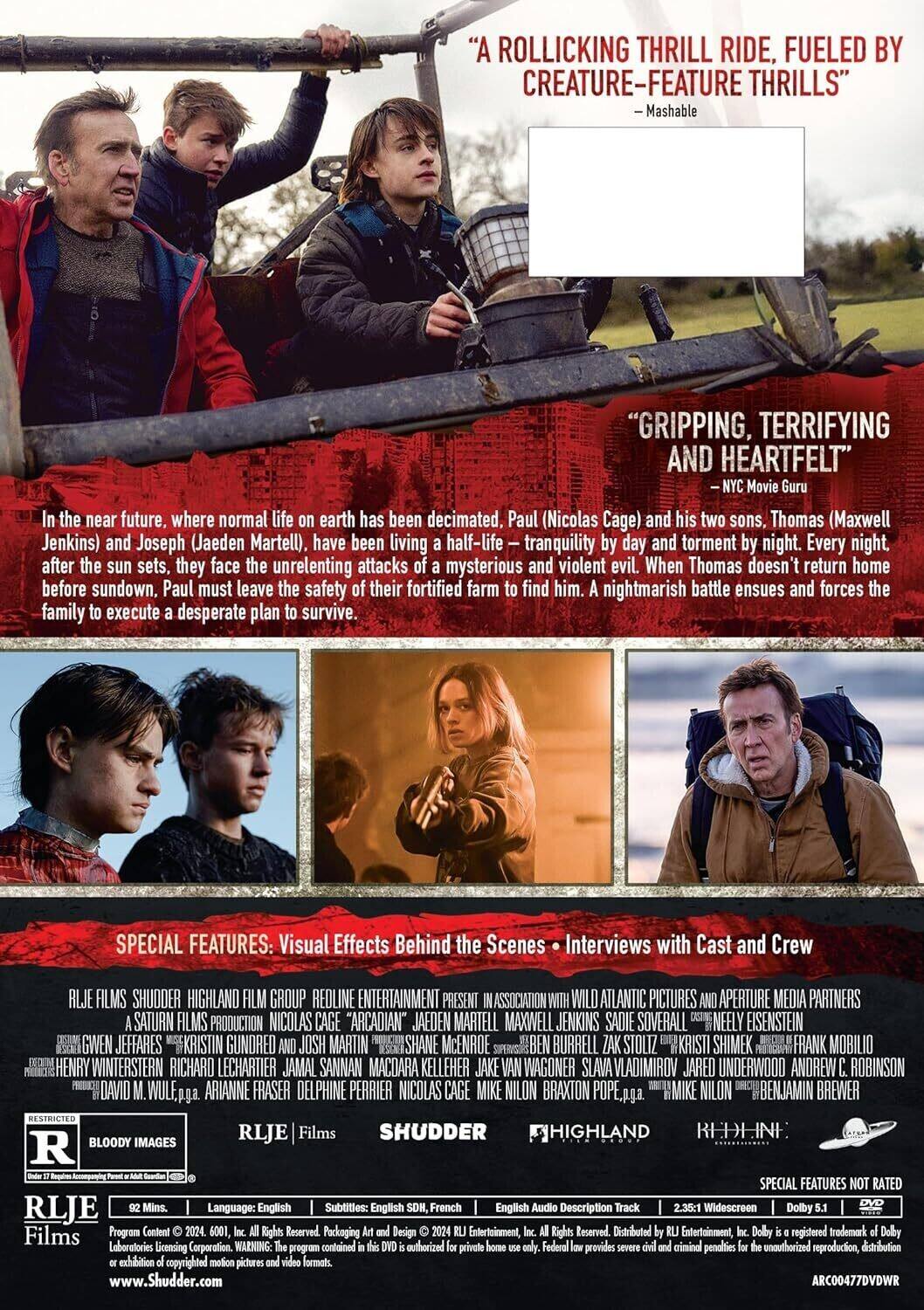 Alt View 1. Arcadian   - DVD.