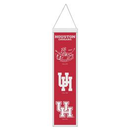 WinCraft - Houston Cougars 8" x 32" Wool Evolution Banner - Multicolor