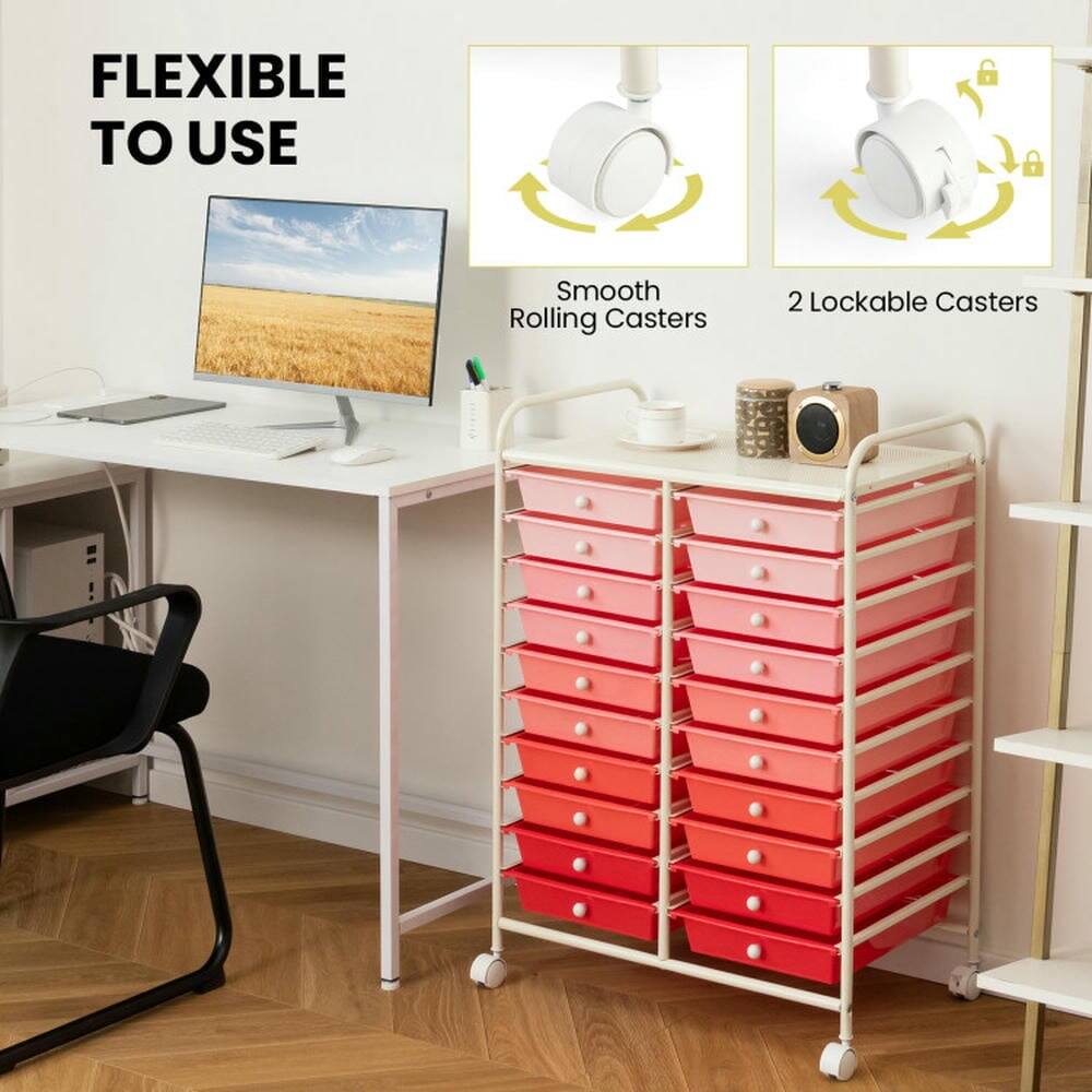 FLEXIBLE TO USE

Smooth Rolling Casters

2 Lockable Casters