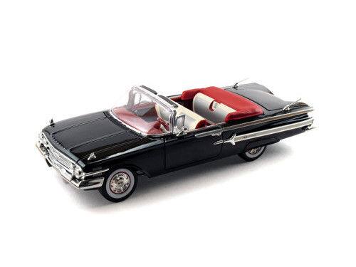 Alt View 1. Motormax - 1960 Chevrolet Impala Convertible Black 1/18 Diecast Car Model by Motormax.