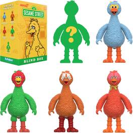 Super7 - Sesame Street - Reaction Blind Box Wv5 - Big Birds from Around the World - 12pc Flat - COLLECTIBLES - Multicolor