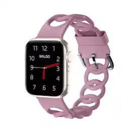 Waloo - Silicone Link Looped Band For Apple Watch - Lilac
