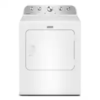Maytag - 7.0 Cu. Ft. Gas Dryer with Extra Power and Pet Pro Option - White - Front_Zoom
