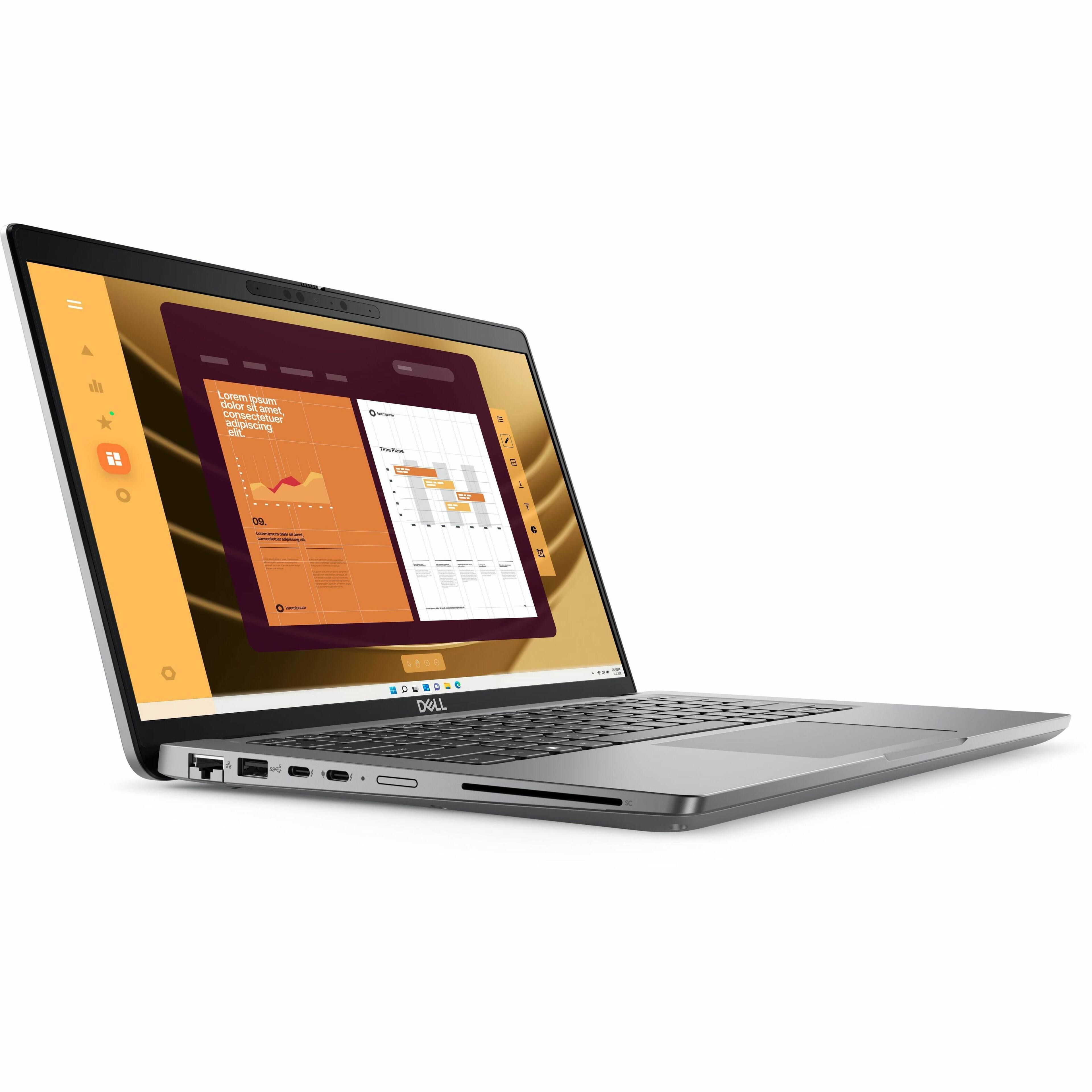 The image features a laptop computer with a screen displaying a graph. The screen is brightly lit, and the laptop is open and ready for use. The image is categorized as Laptop\_Computers.