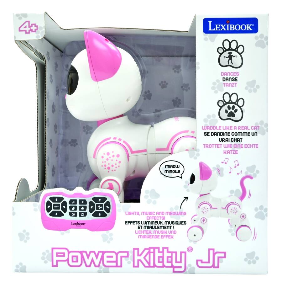 Lexibook Jr Lexibook Power Kitty Jr Robotic Cat with Programming & Dance Functions ...