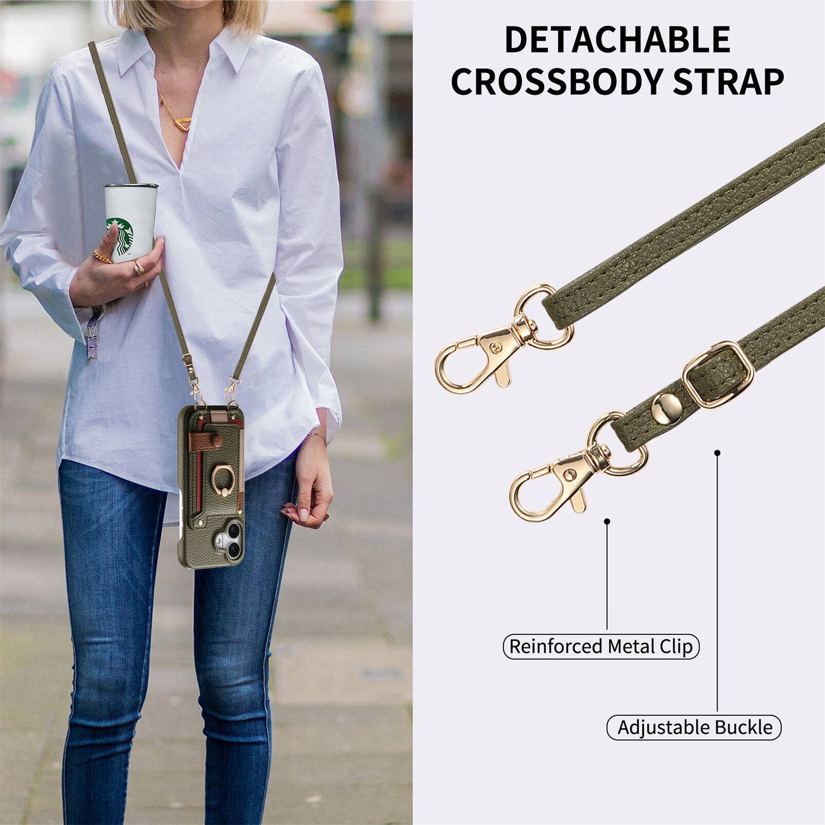 DETACHABLE CROSSBODY STRAP

Reinforced Metal Clip

Adjustable Buckle