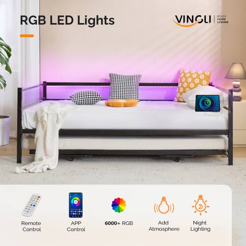 RGB LED Lights  
YOLNA VINGLI HOME LIVING  
0 D Remote Control  
APP Control  
6000+ RGB  
Add Night Atmosphere Lighting