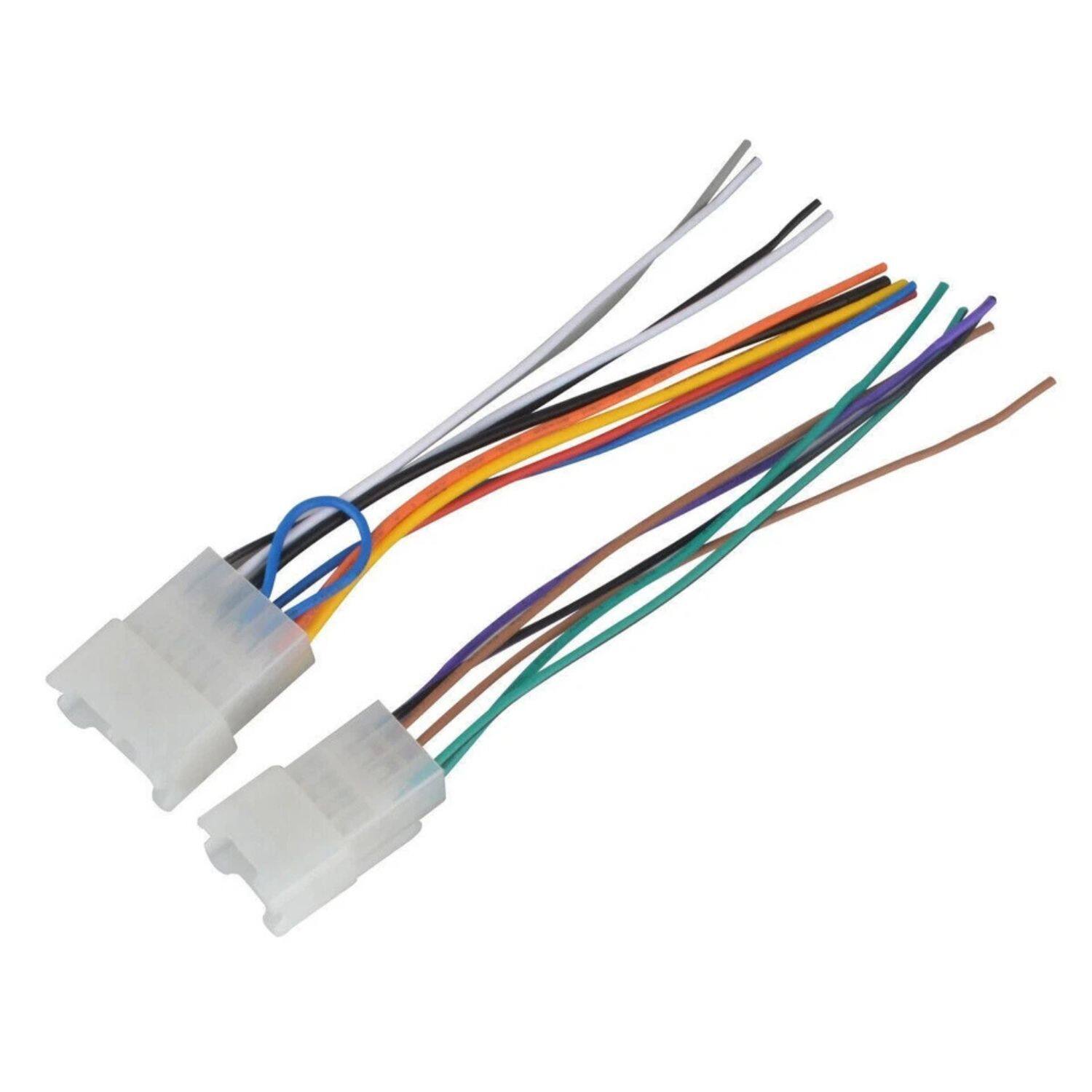Left. Home Collection - Aftermarket Radio Stereo Wiring Harness Cable for Toyota Corolla – Plug & Play Install Kit.