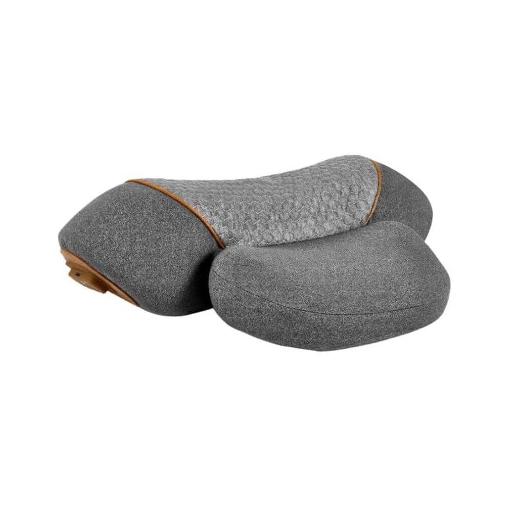 Front. Fabibe - Fabibe 3-In-1 Cervical Traction Neck Massage Pillow - Gray.