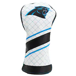 Team Golf - Carolina Panthers Striped Quilted Driver Headcover - Multicolor
