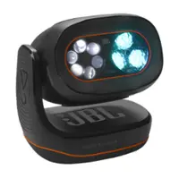 JBL - PartyLight Beam bluetooth projection party light - Black - Front_Zoom