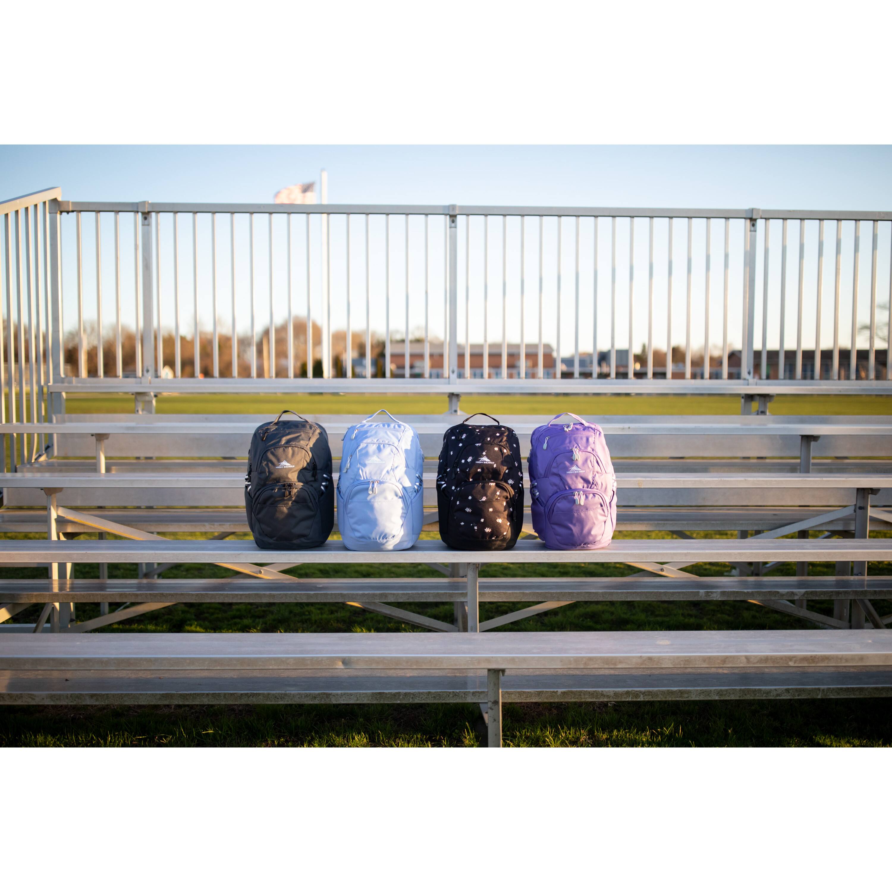 Alt View 3. High Sierra - BTS 2020 Swoop SG Backpack - Cornflower Blue.