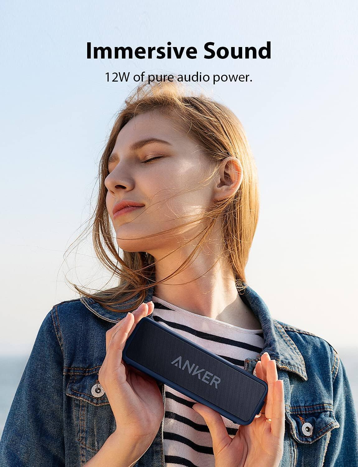 Immersive Sound
12W of pure audio power.
ANKER