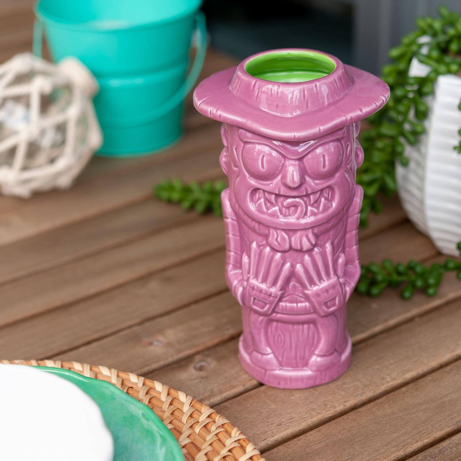 Alt View 4. ThinkGeek - Geeki Tikis Rick & Morty Scary Terry | Ceramic Tiki Style Mug | Holds 19 Ounces - Multi-Color.