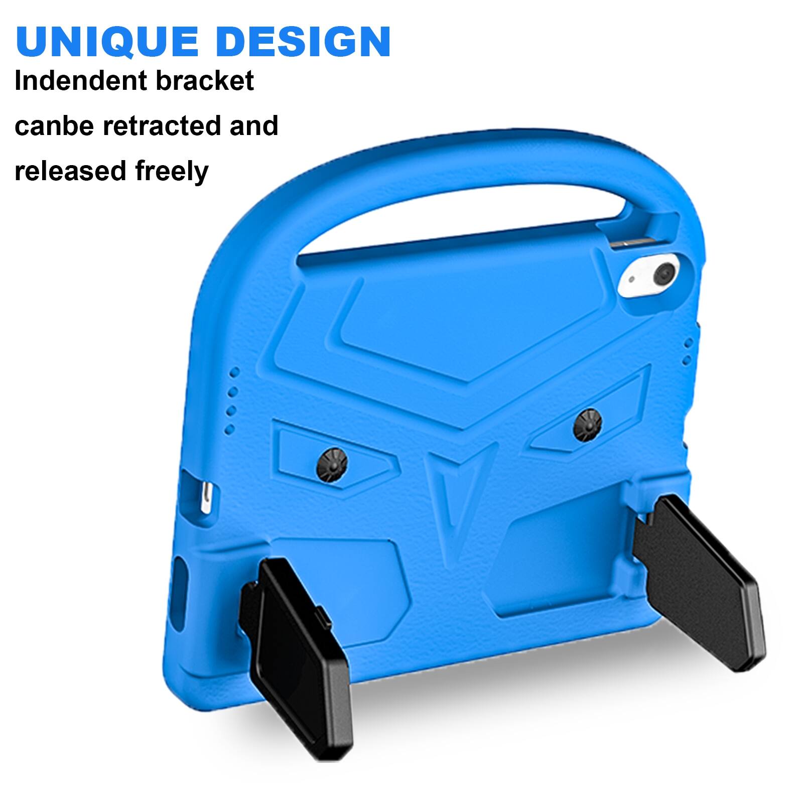 UNIQUE DESIGN  
Independent bracket  
can be retracted and released freely