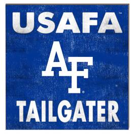 Jardine - Air Force Falcons 10" x 10" Team Color Tailgater Plaque - Blue