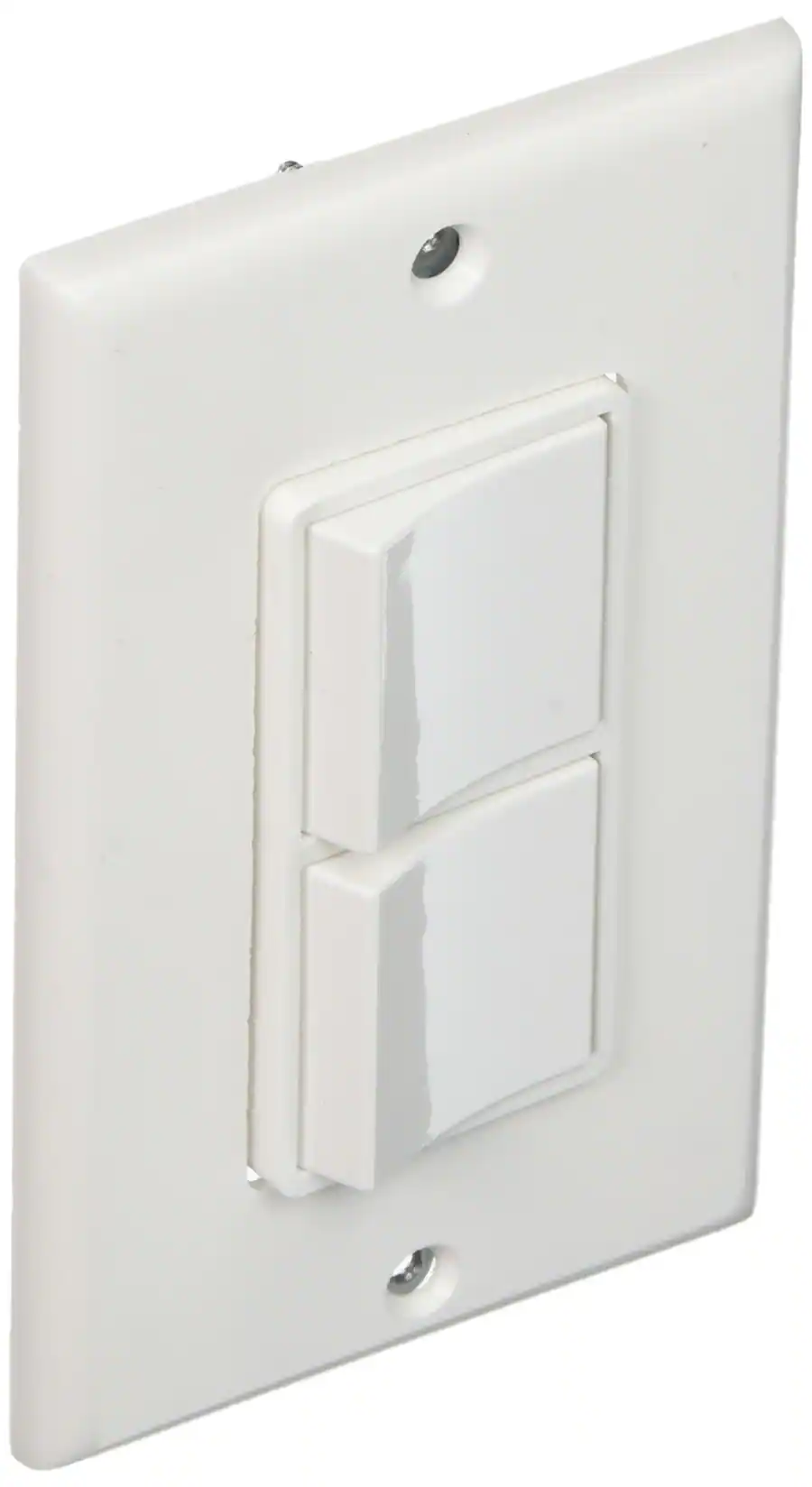 Decora Style Rocker Switch Leviton Decora 5679 W Two Rocker Switches with Wallplate White C22 ...