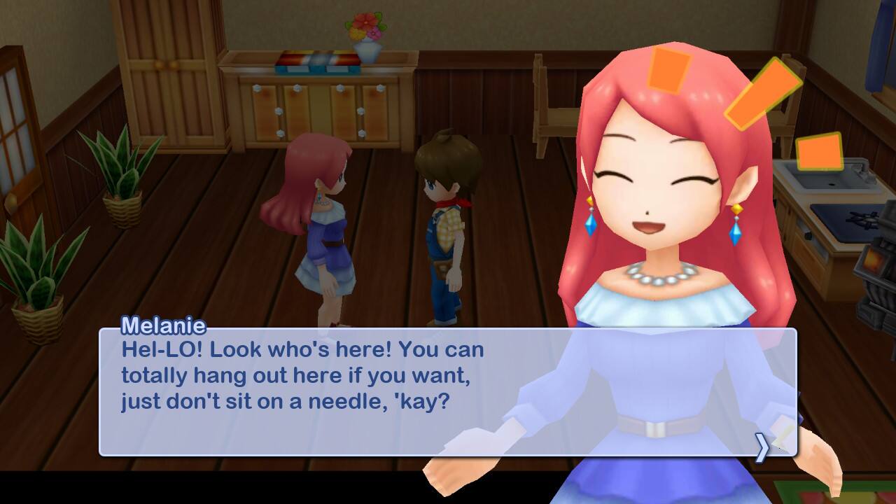 Melanie Hel-LO! Look who's here! You can totally hang out here if you want, just don't sit on a needle, 'kay?