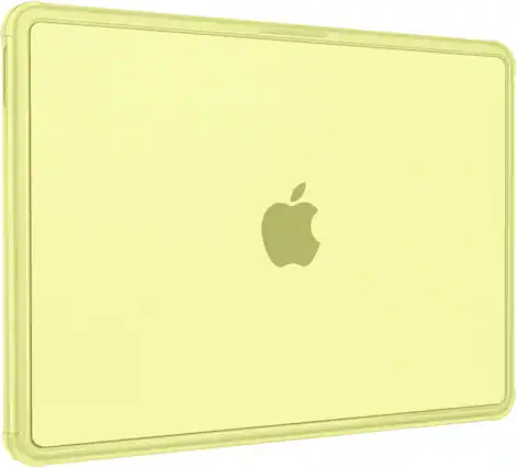 Front. mosiso - Case for MacBook Neo 13 inch A3404 with A18 Pro (2026), Scratch Resistant Matte Hard Shell with Reinforced Corners - Citrus.