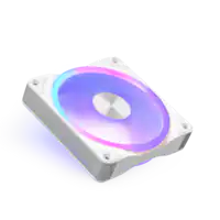 NZXT - F120U Ultra RGB Fan - 120mm PWM - White - Front_Zoom